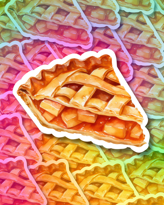 Pie Slice Vinyl Sticker