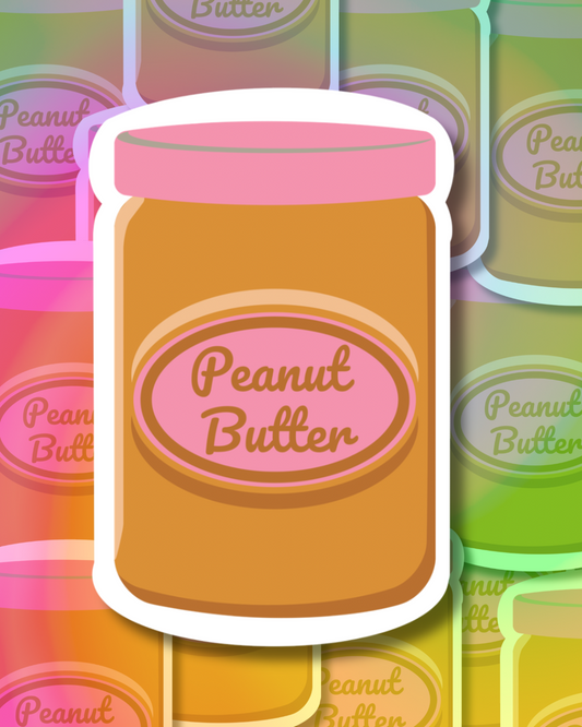 Pink PB Vinyl Sticker