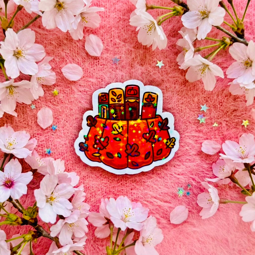 Pumpkin Books Kawaii 2.5-Inch Cute Collectible Magnet | Aesthetic Refrigerator & Locker Magnet | Gift Shop Souvenir
