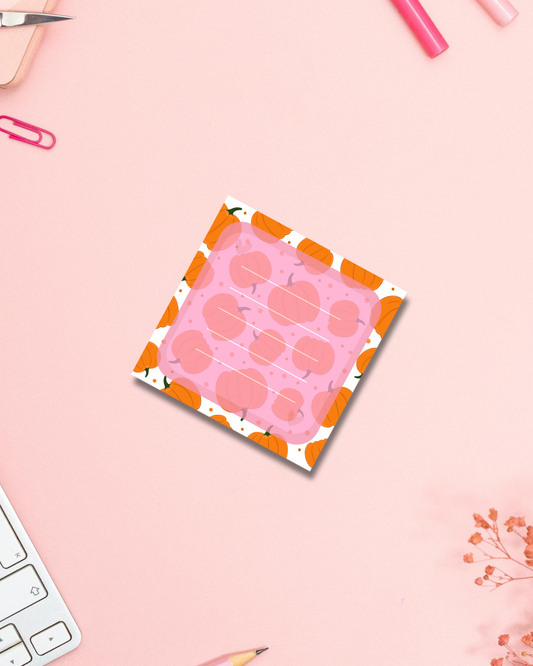 Pumpkin Cartoon Notepad Kawaii Art Aesthetic Cute Gift