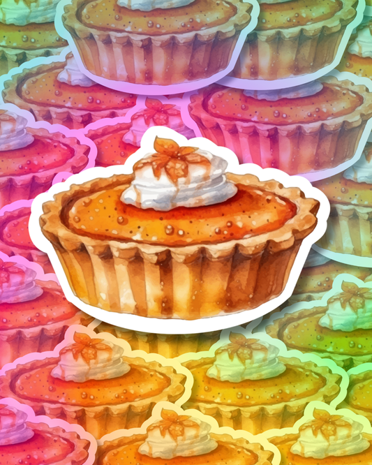 Pumpkin Pie Vinyl Sticker
