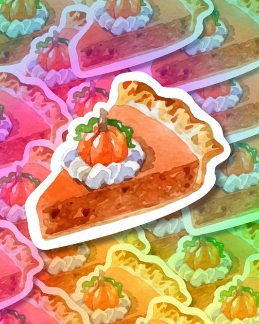Pumpkin Tart Vinyl Sticker