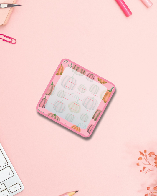 Pumpkin Pastel Notepad Aesthetic Cute Stationery Gift
