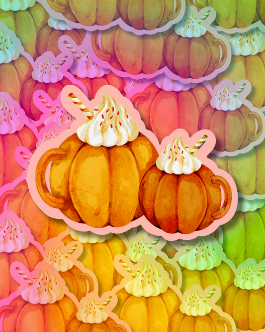 Pumpkin Spice Latte Vinyl Sticker