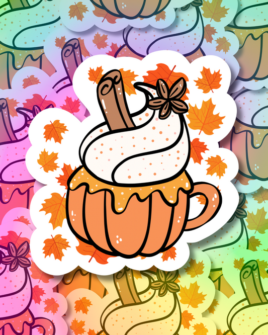 Pumpkin Spicy Vinyl Sticker