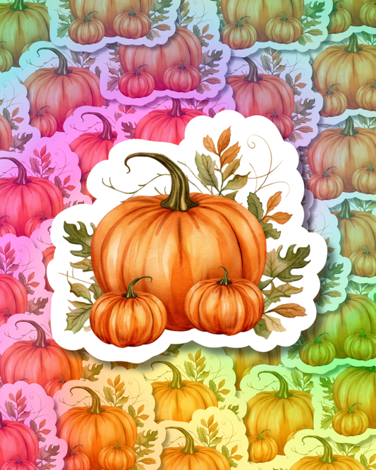 Pumpkin in The Bush Vinyl Sticker