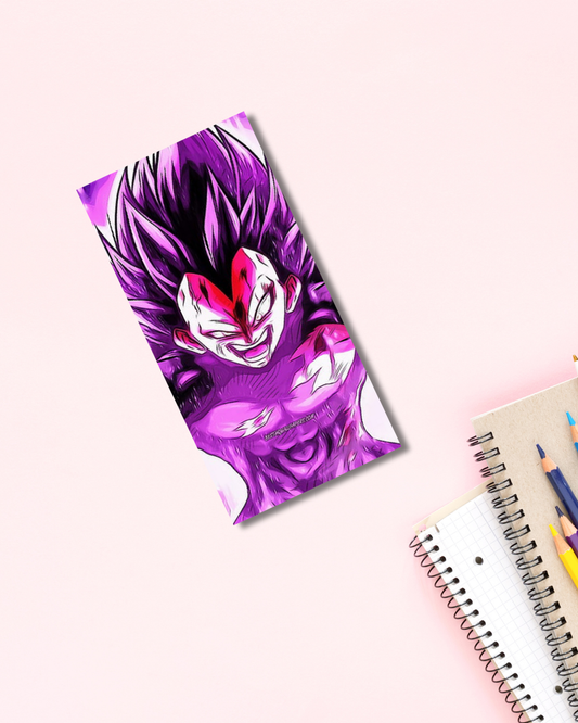 Purple Vegeta Notebook 20 Pages Aesthetic Cute Stationery Gift