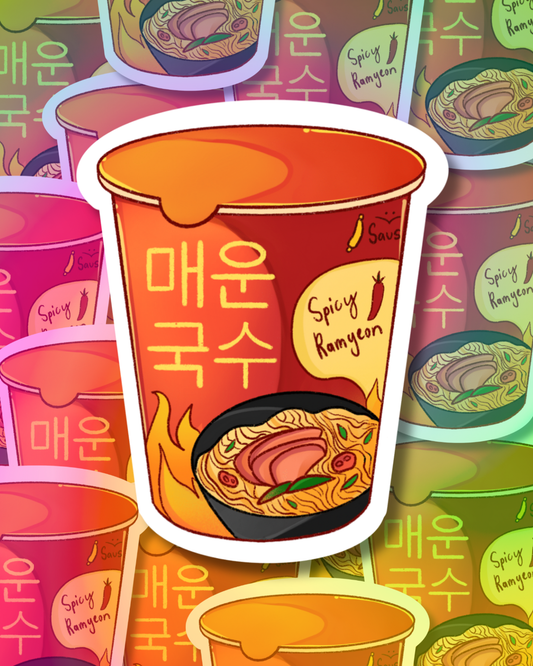 Ramen Noodles Vinyl Sticker