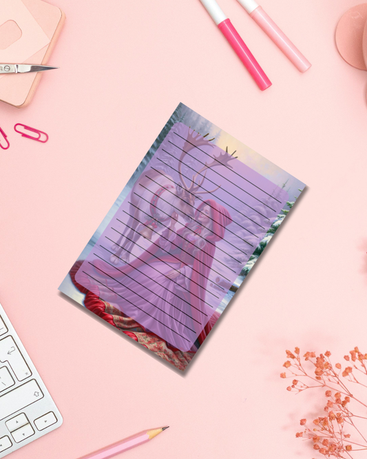 Red Ridding Hood Notepad Aesthetic Cute Stationery Gift