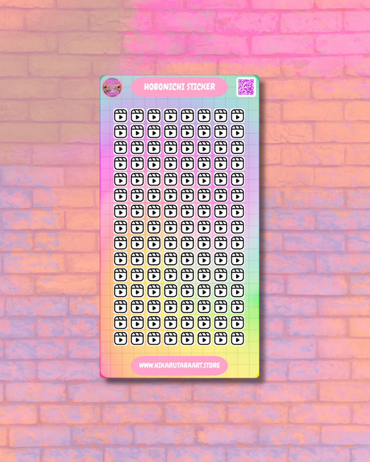 Hobonichi Cousin Reel Tab Sticker Sheet