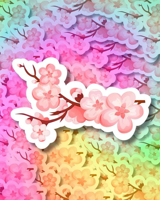 Sakura Branch Vinyl Sticker