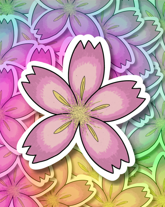 Sakura Bliss Vinyl Sticker