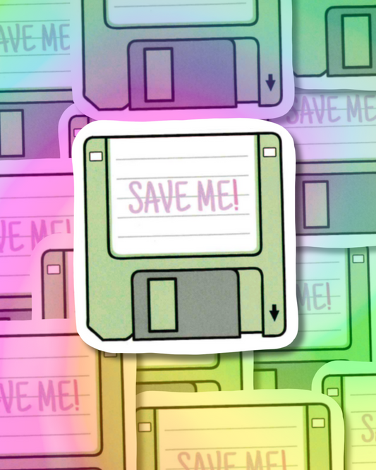 Save Me! Vinyl Sticker