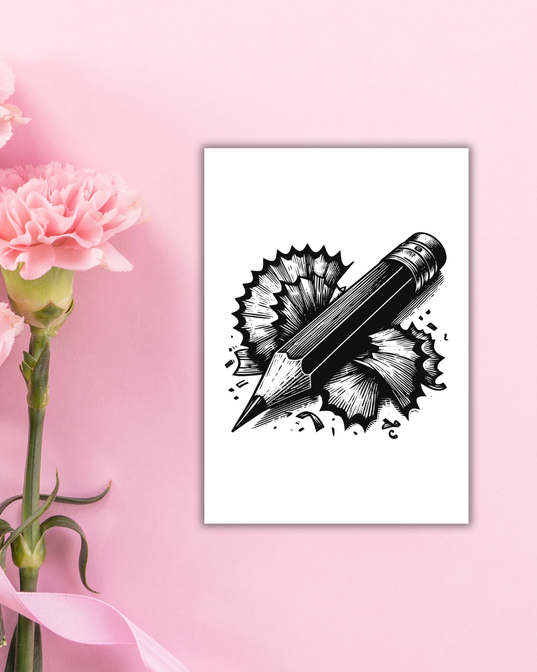 Sharp Pencil Art Print Aesthetic Gift Decor