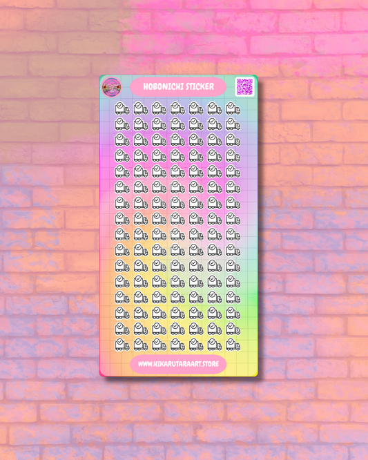 Hobonichi Cousin Ship Tab Sticker Sheet