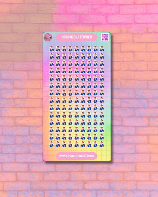 Hobonichi Cousin Sick Tab Sticker Sheet