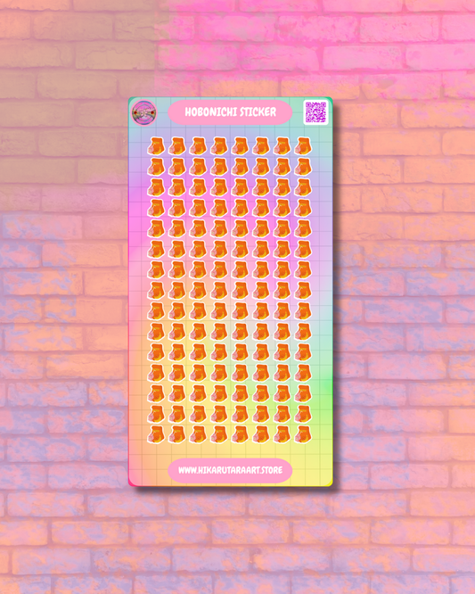 Hobonichi Cousin Snack Tab Sticker Sheet