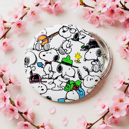 Snoopy Blast Cute Kawaii Button Pin - 1.5 Inch Aesthetic Badge for Ita Bags & Jackets