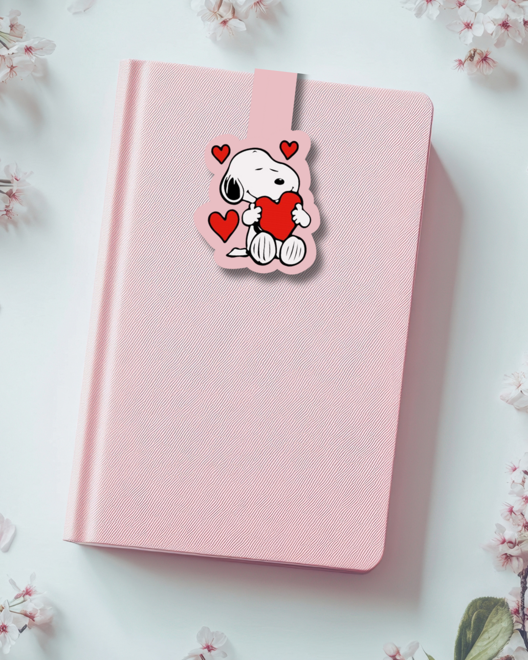 Snoopy Love Magnetic Bookmark Handmade Bookish Gift