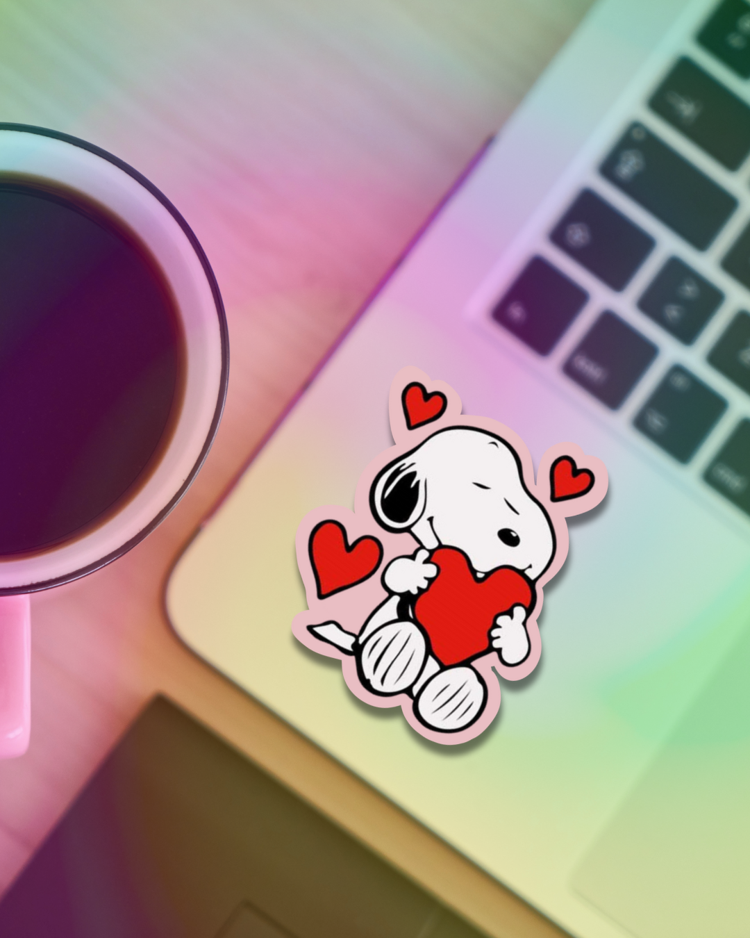 Snoopy Love Vinyl Sticker