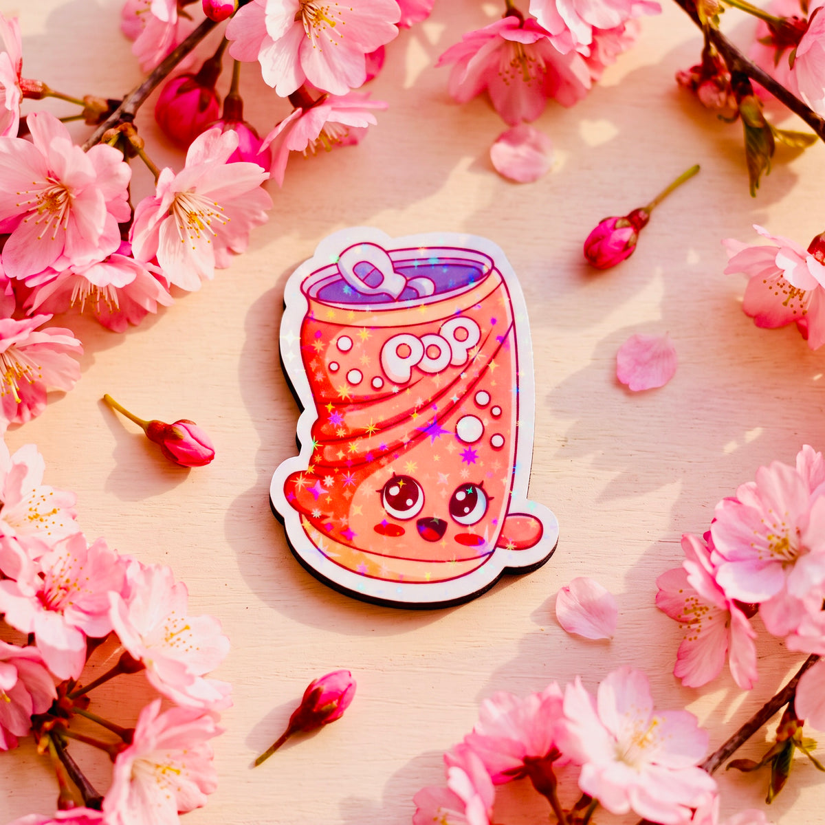 Soda Pop Kawaii 2.5-Inch Cute Collectible Magnet | Aesthetic Refrigerator & Locker Magnet | Gift Shop Souvenir