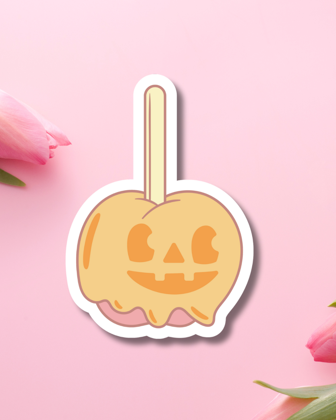 Spooky Apple Vinyl Sticker