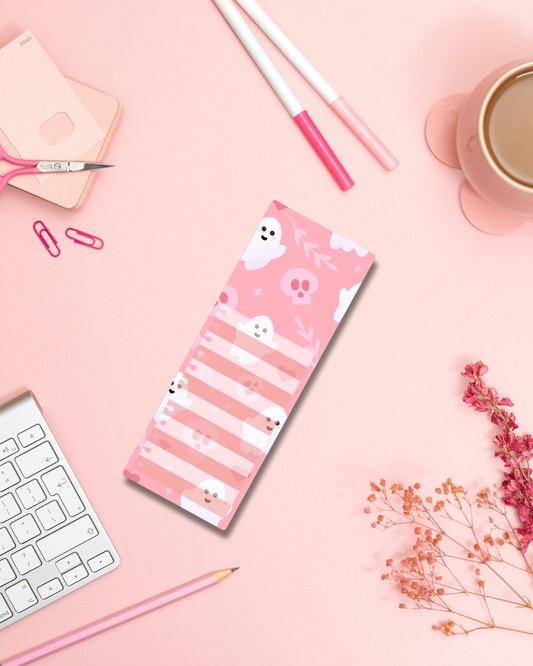 Spooky Ghost Notepad Aesthetic Cute Stationery Gift