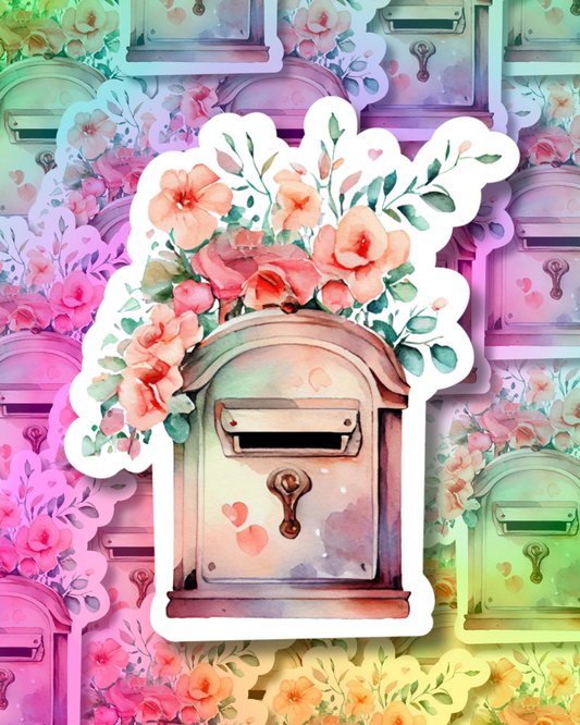 Spring PO Box Vinyl Sticker