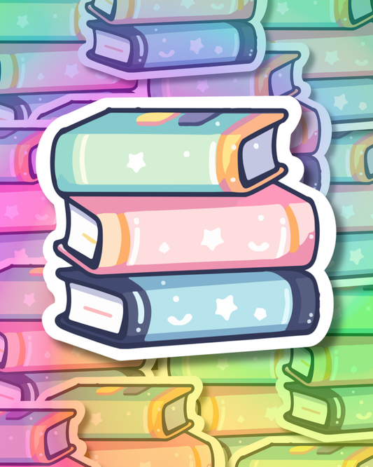 Star Books Vinyl Sticker