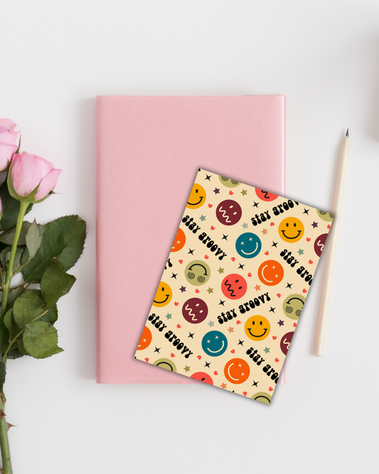 Stay Groovy Big Bookmark Handmade Bookish Gift