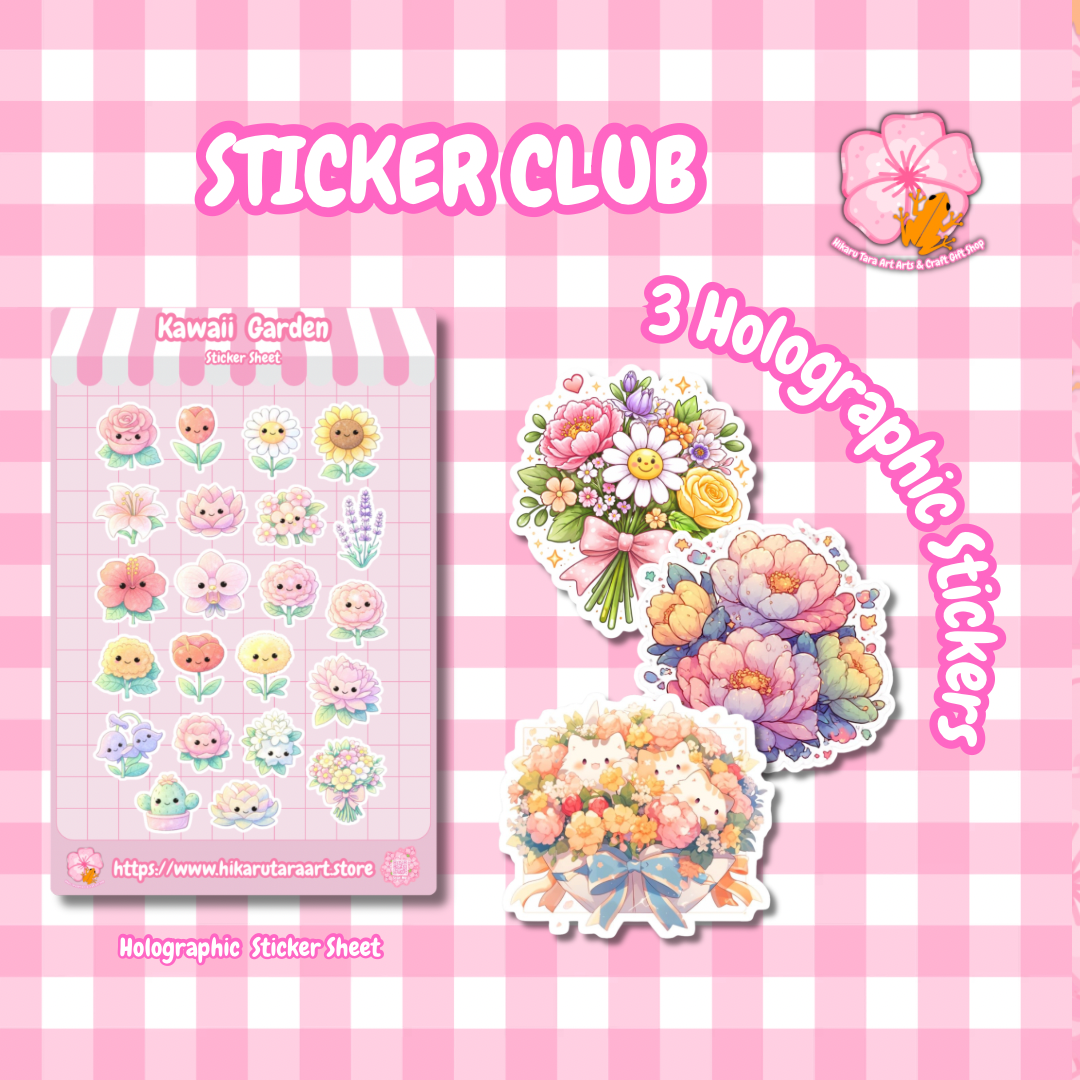 💐September Sticker Club: Flower Bouquet💐