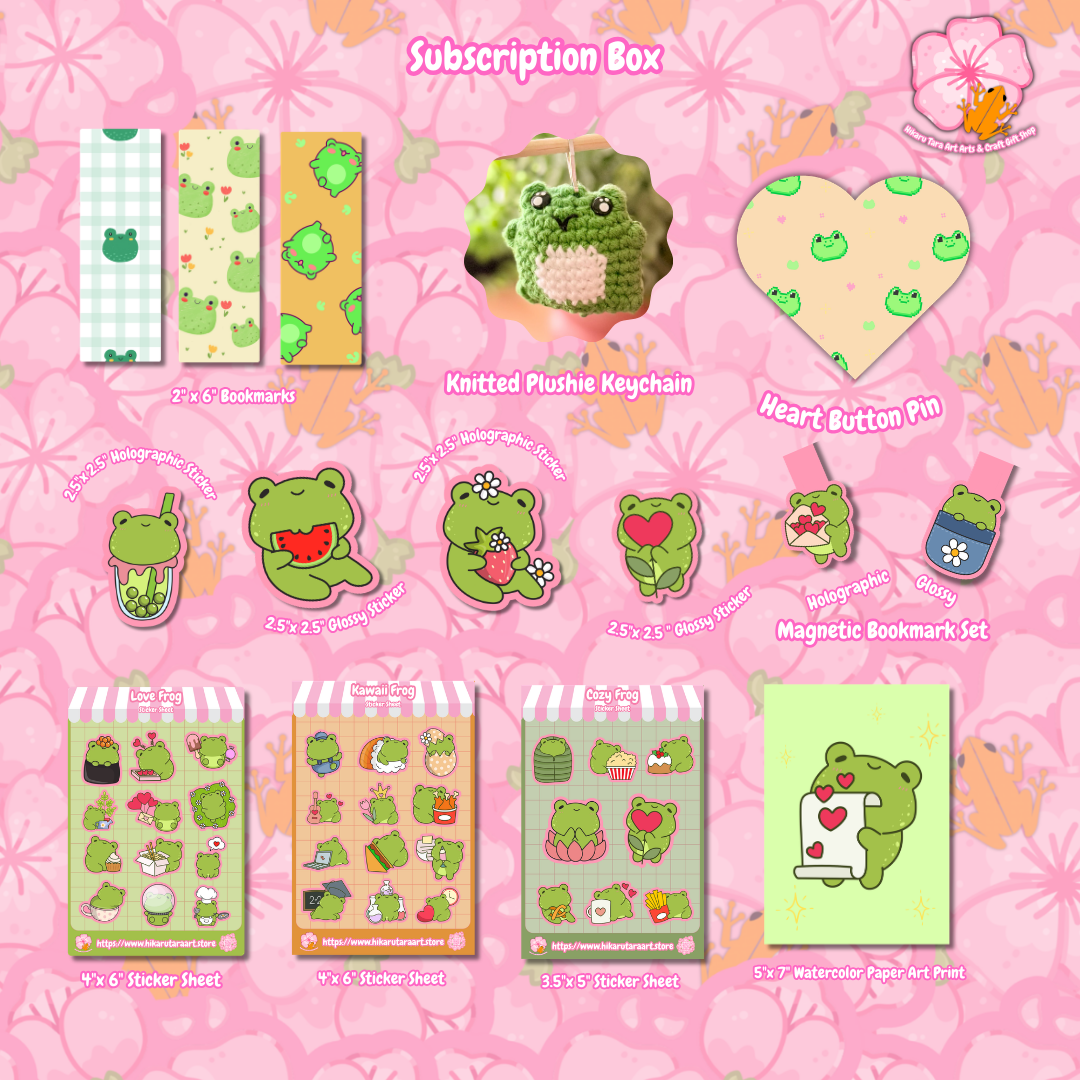 🐸March Subscription Box: Frog Cutie🐸