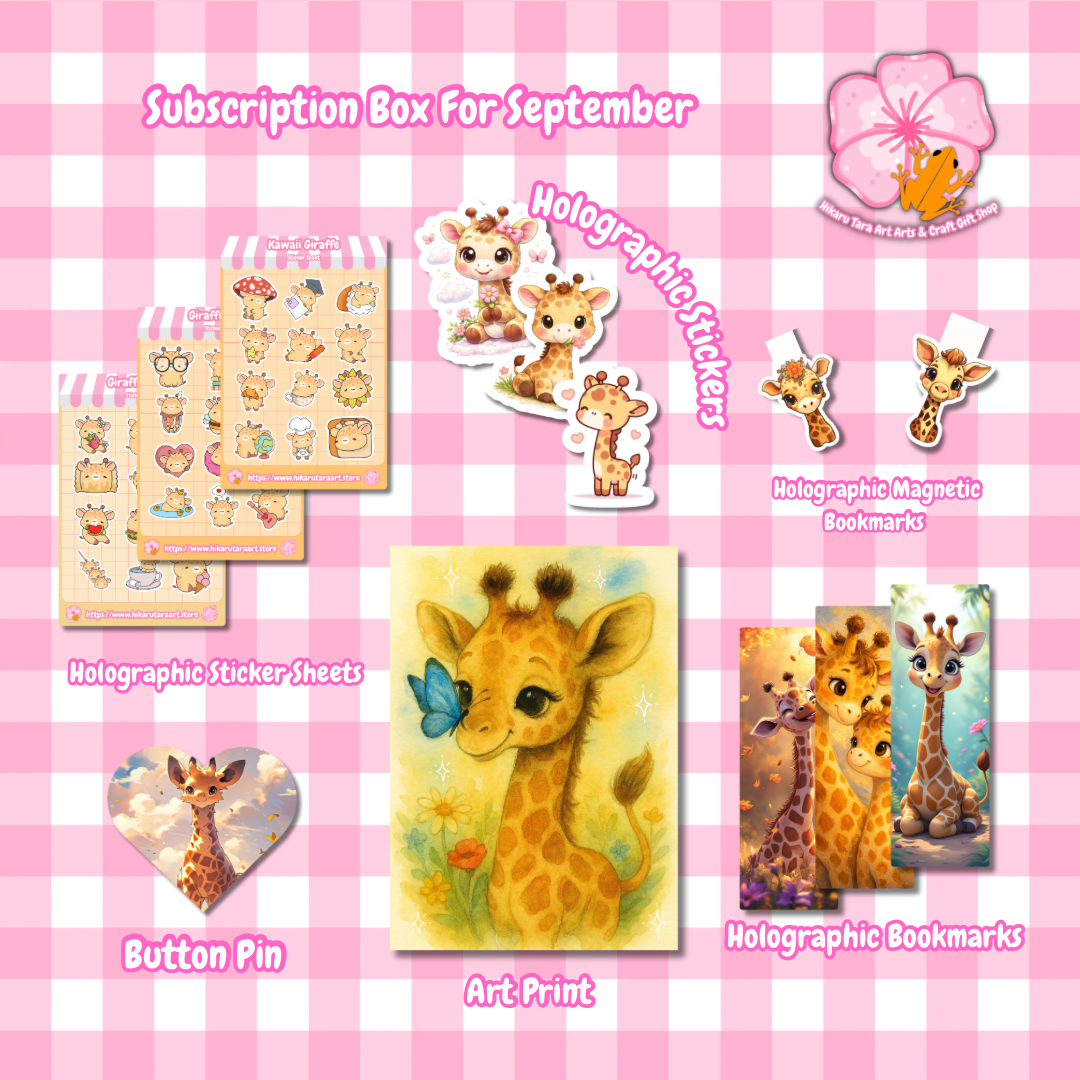 🦒September Subscription Box: Giraffe Cutie🦒