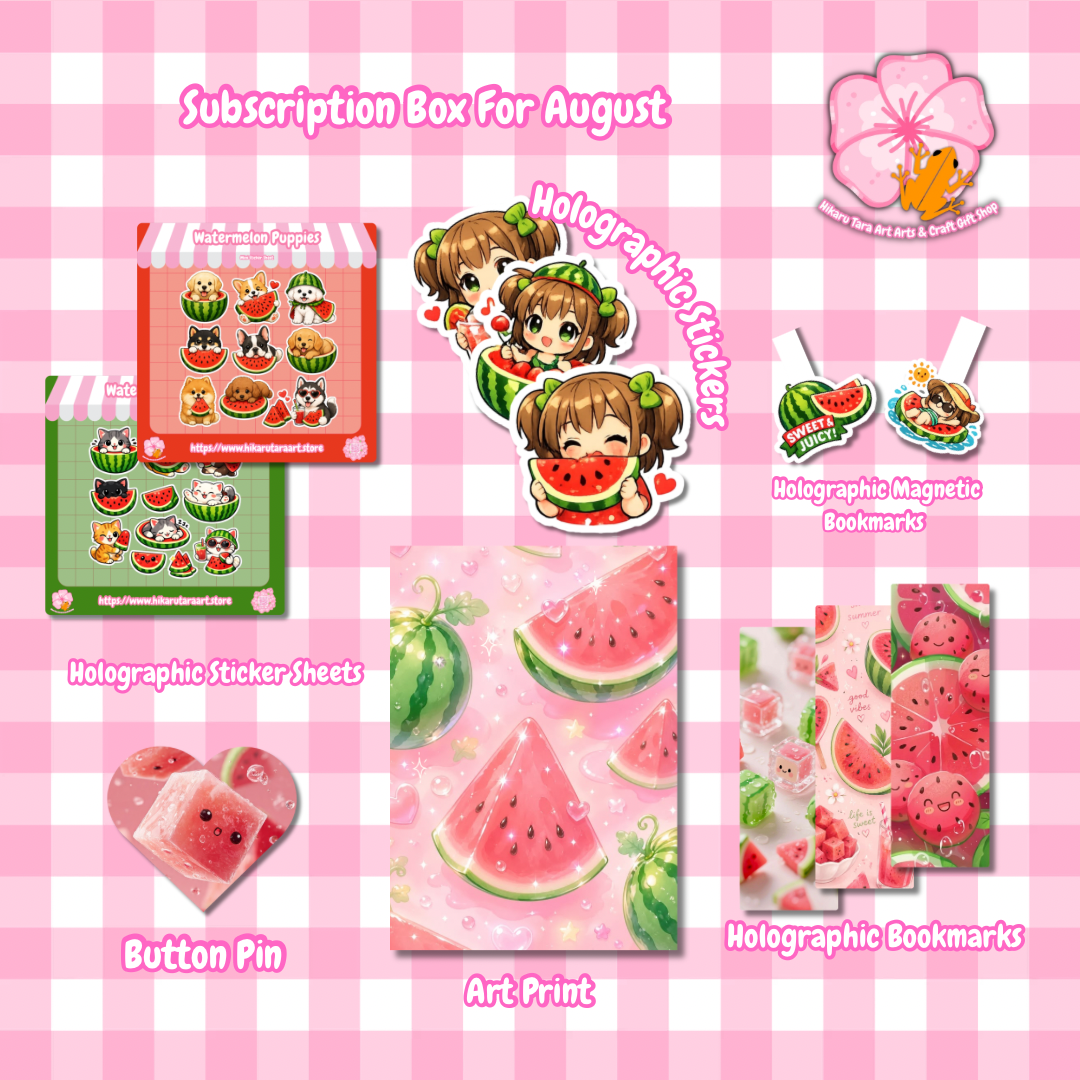 🍉August Subscription Box: Watermelon Splash🍉