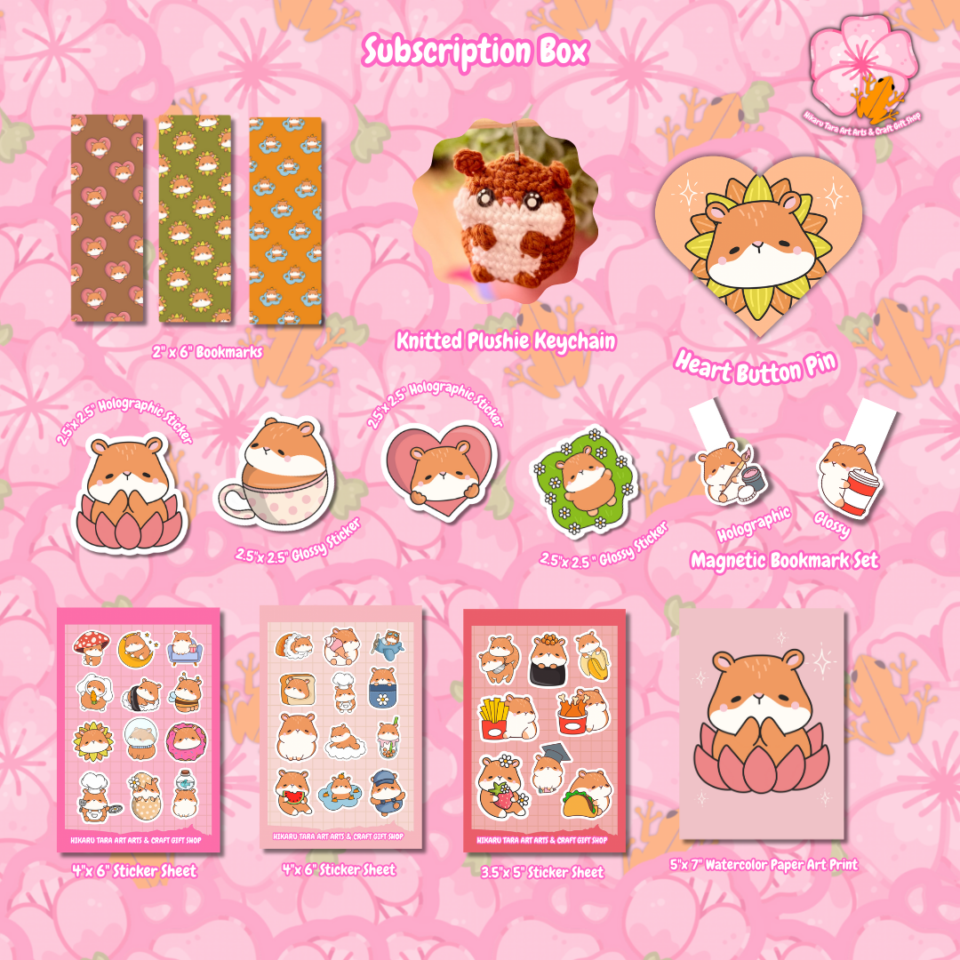 🐹January Subscription Box: Kawaii Hamster🐹
