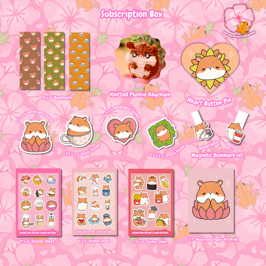 🐹January Subscription Box: Kawaii Hamster🐹