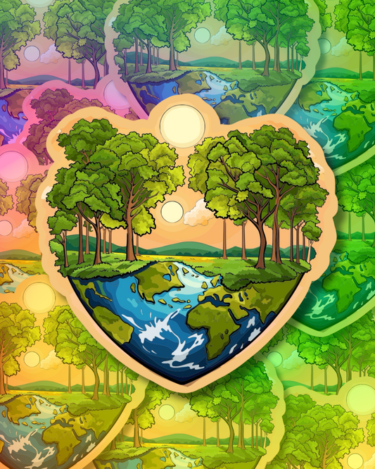 Sunset Love Vinyl Sticker