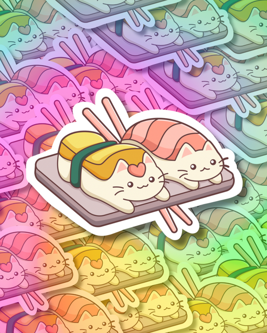 Sushi Cuties Vinyl Sticker