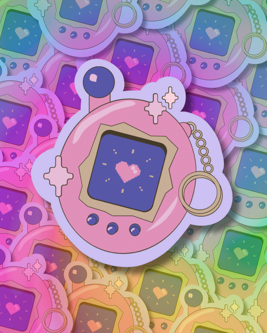 Tamagotchi Love Vinyl Sticker