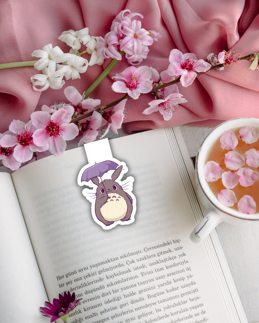 Totoro Umbrella Magnetic Bookmark