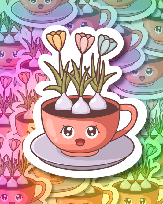 Tulip Mug Vinyl Sticker