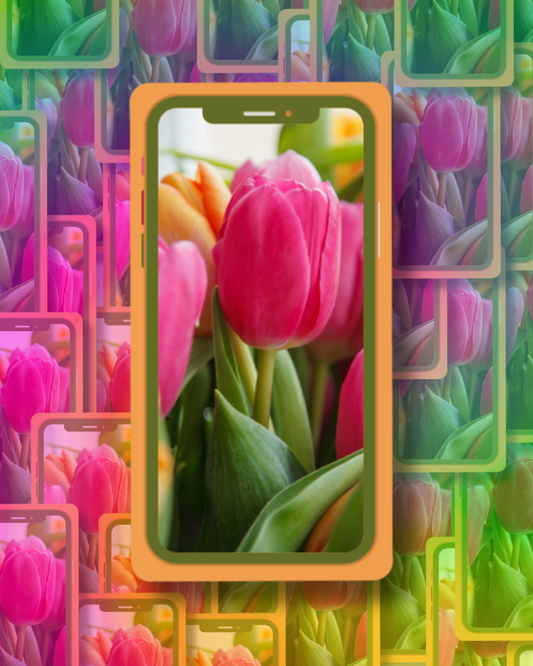 Tulip Phone Vinyl Sticker