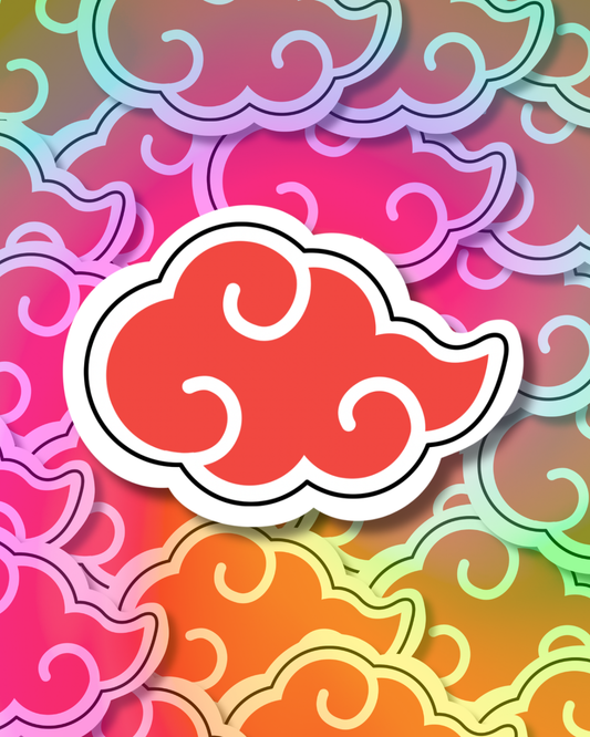 Ushiha Cloud Vinyl Sticker