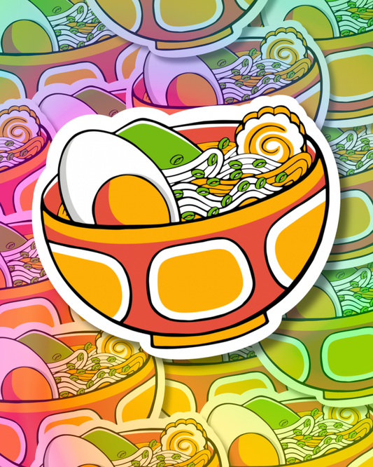 Vibrant Ramen Vinyl Sticker