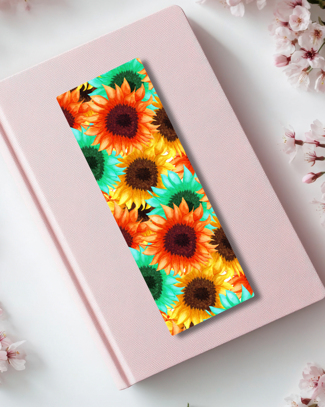 Vibrant Flower Bookmark Handmade Bookish Gift