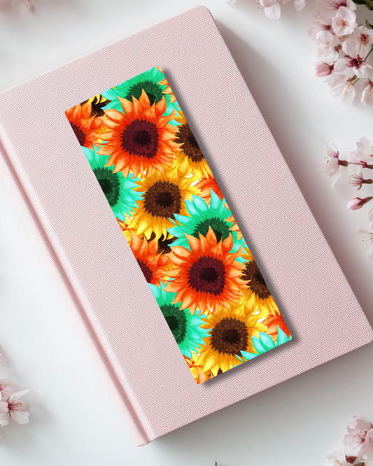 Vibrant Flower Bookmark Handmade Bookish Gift