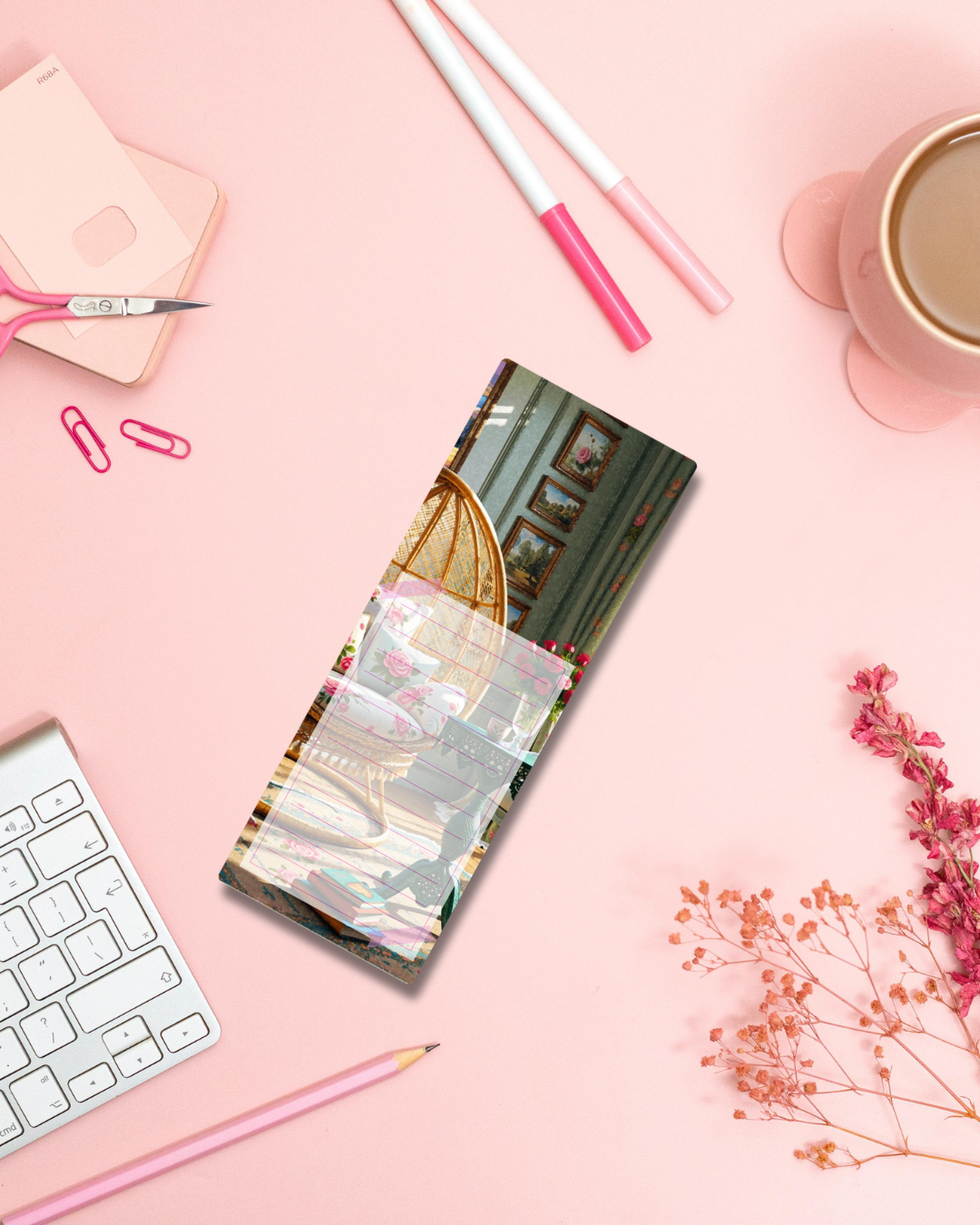 Vintage Room Notepad Aesthetic Cute Stationery Gift