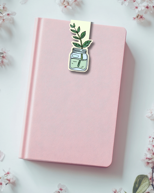 Water Plant Magnetic Bookmark Handmade Bookish Gift