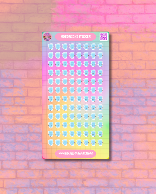 Hobonichi Cousin Water Tab Sticker Sheet