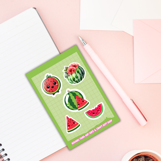Watermelon Piece Sticker Sheet